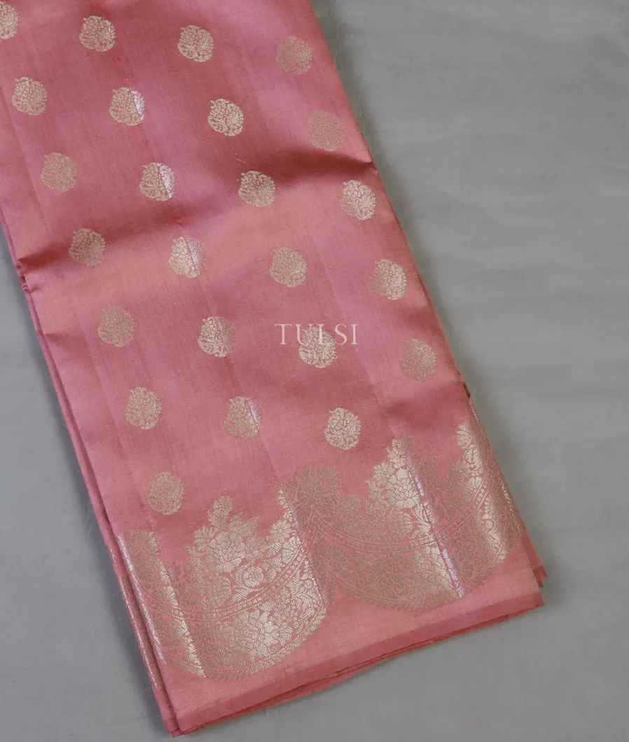 Pink Chaniya Silk Saree T656503-image
