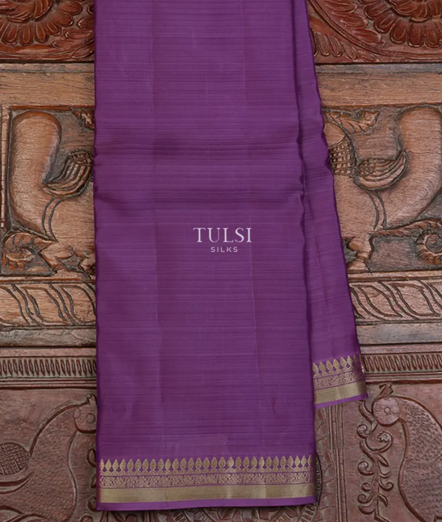 Purple Soft Silk Saree T637930-image