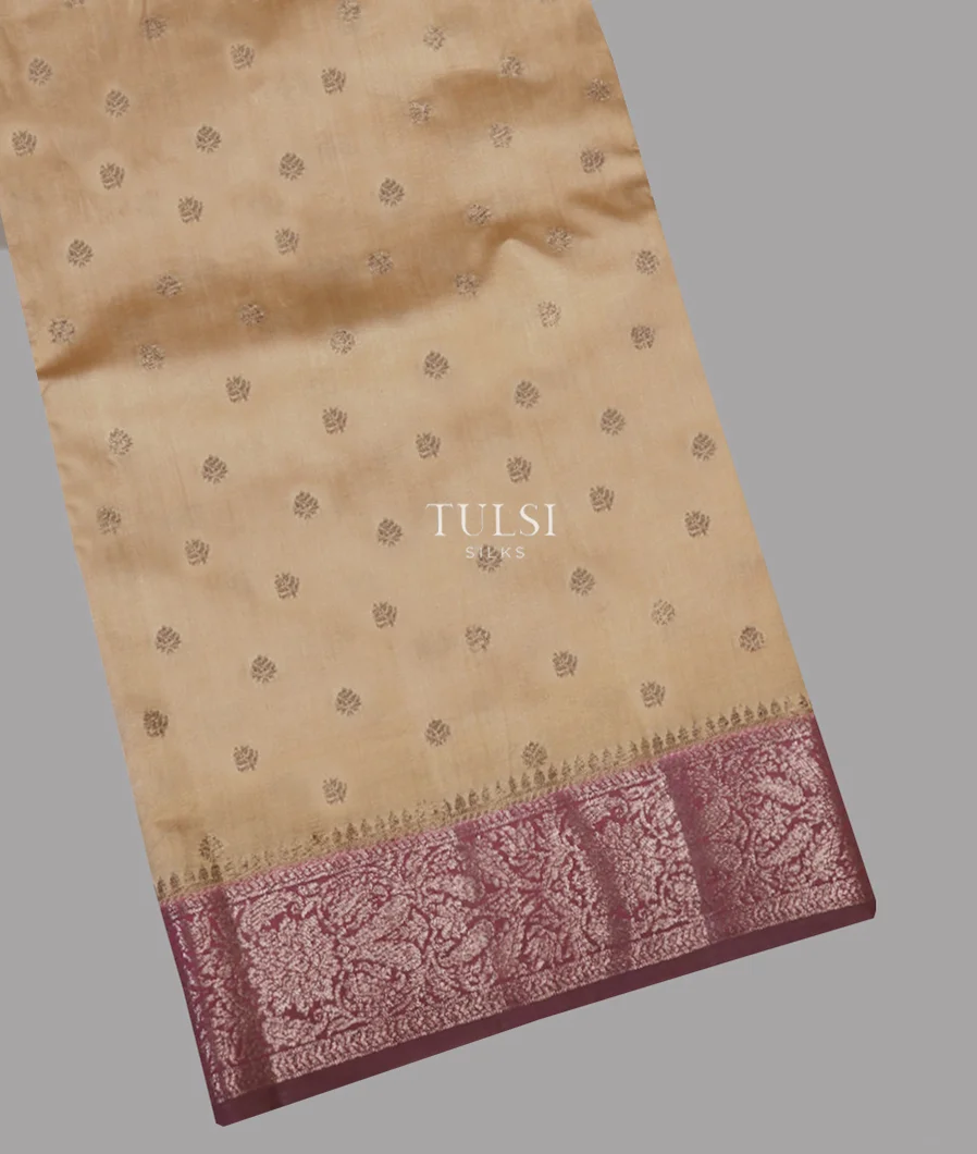 Beige Chaniya Silk Saree T656535-image