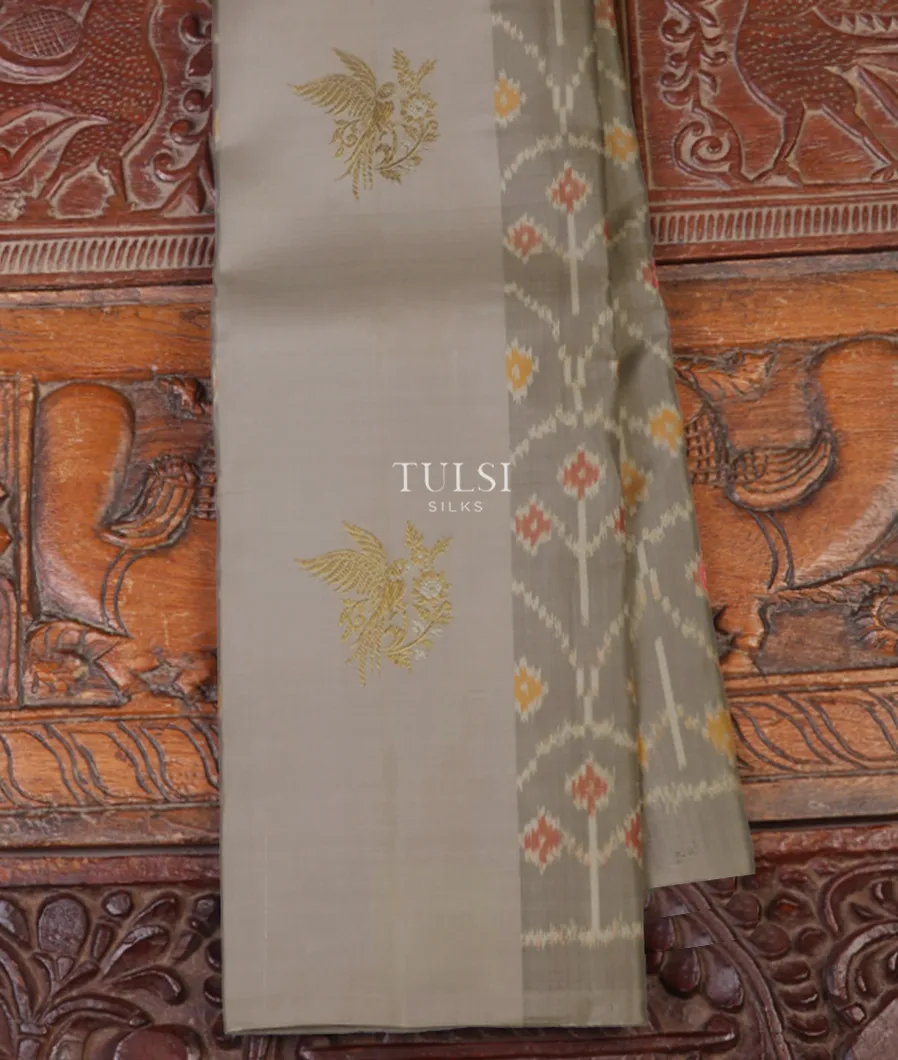 Grey Kanjivaram Silk Saree T665208-image