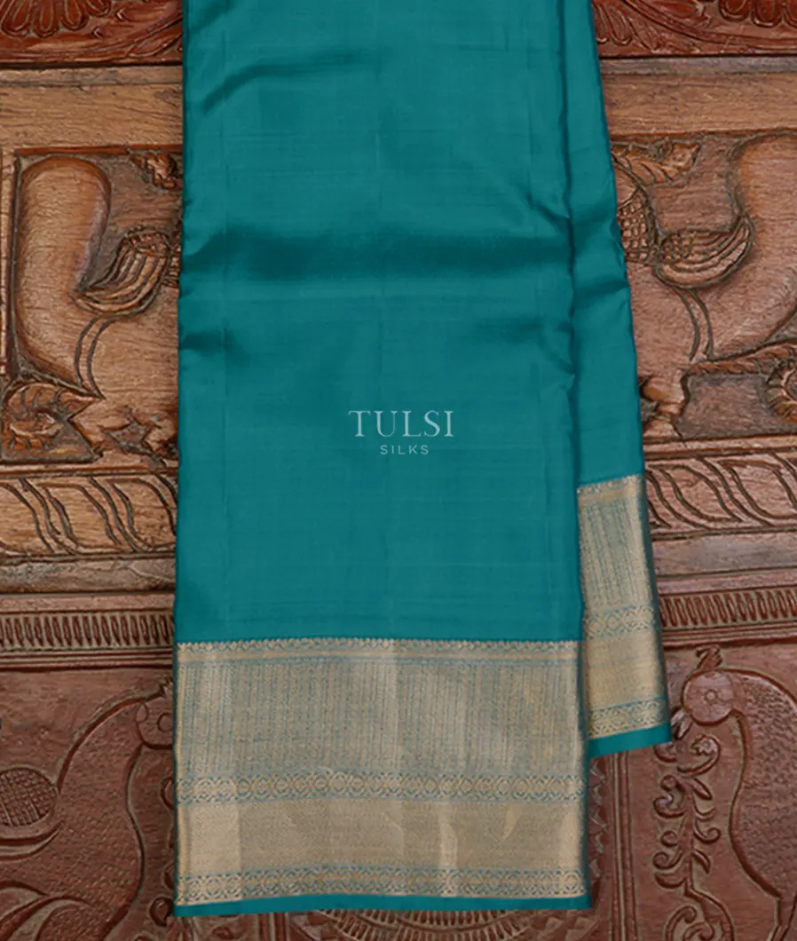 Blue Soft Silk Saree T641364-image