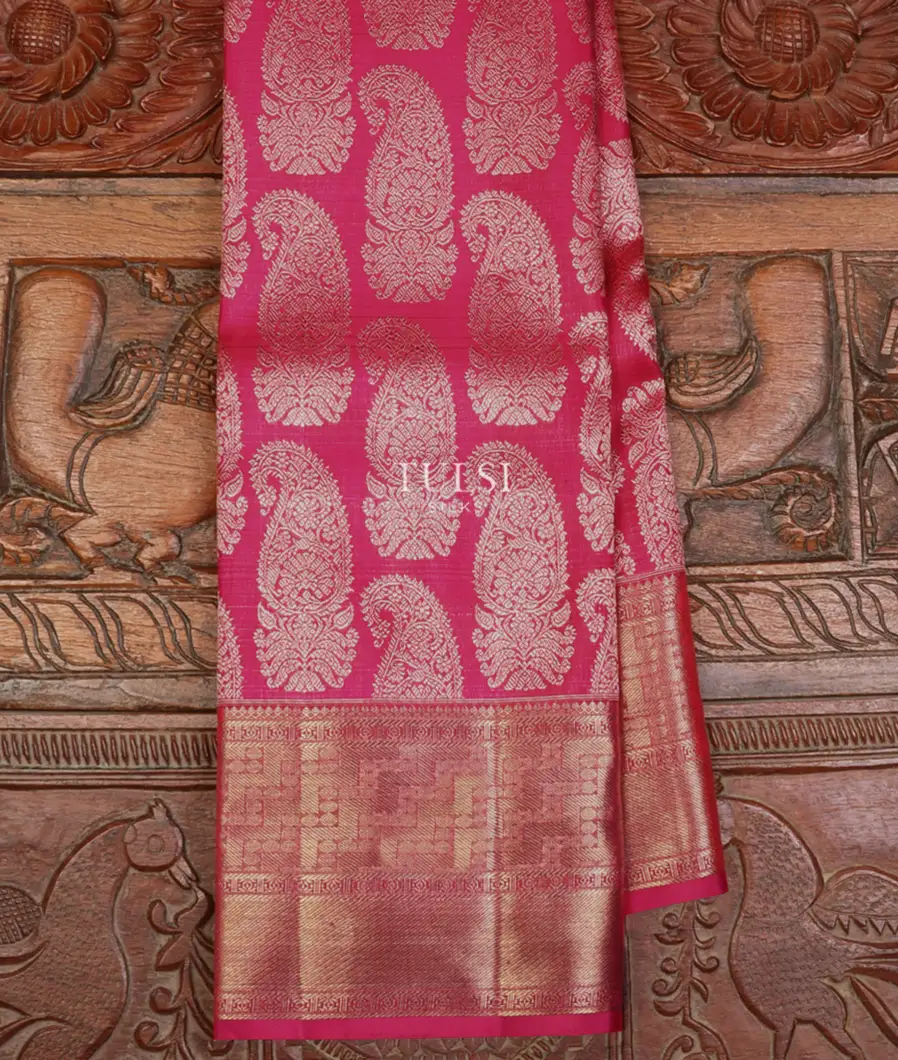 Pink Kanjivaram Silk Saree T654828-image