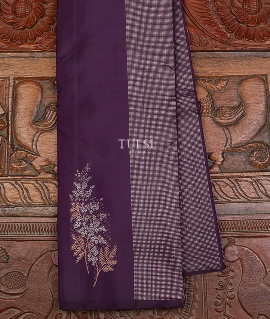 Purple Kanjivaram Silk Saree T654872-image