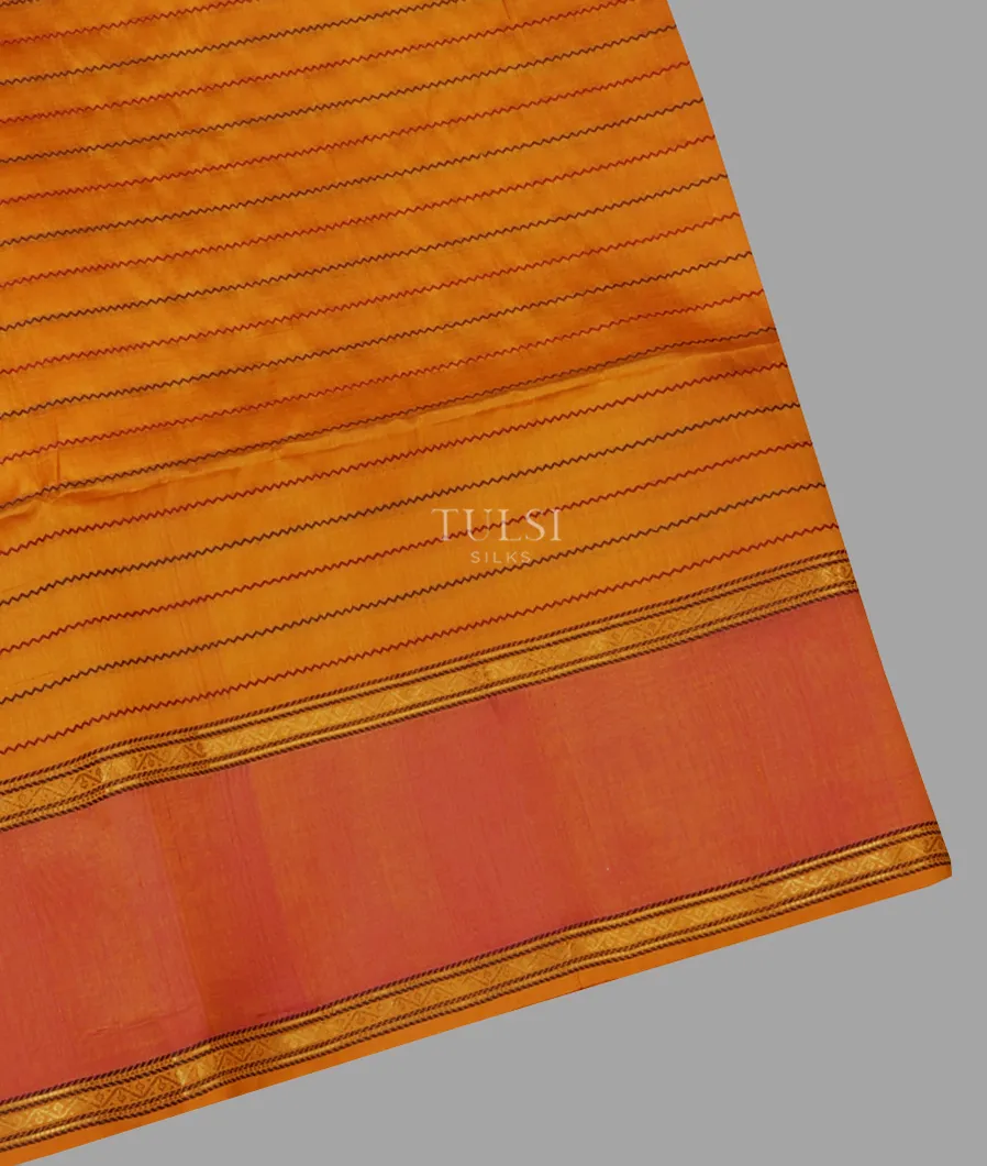 Yellow Silk Cotton Saree T664517-image