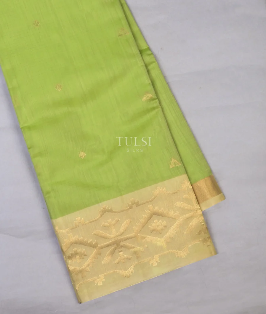 Light Green Silk Cotton Saree T660961-image