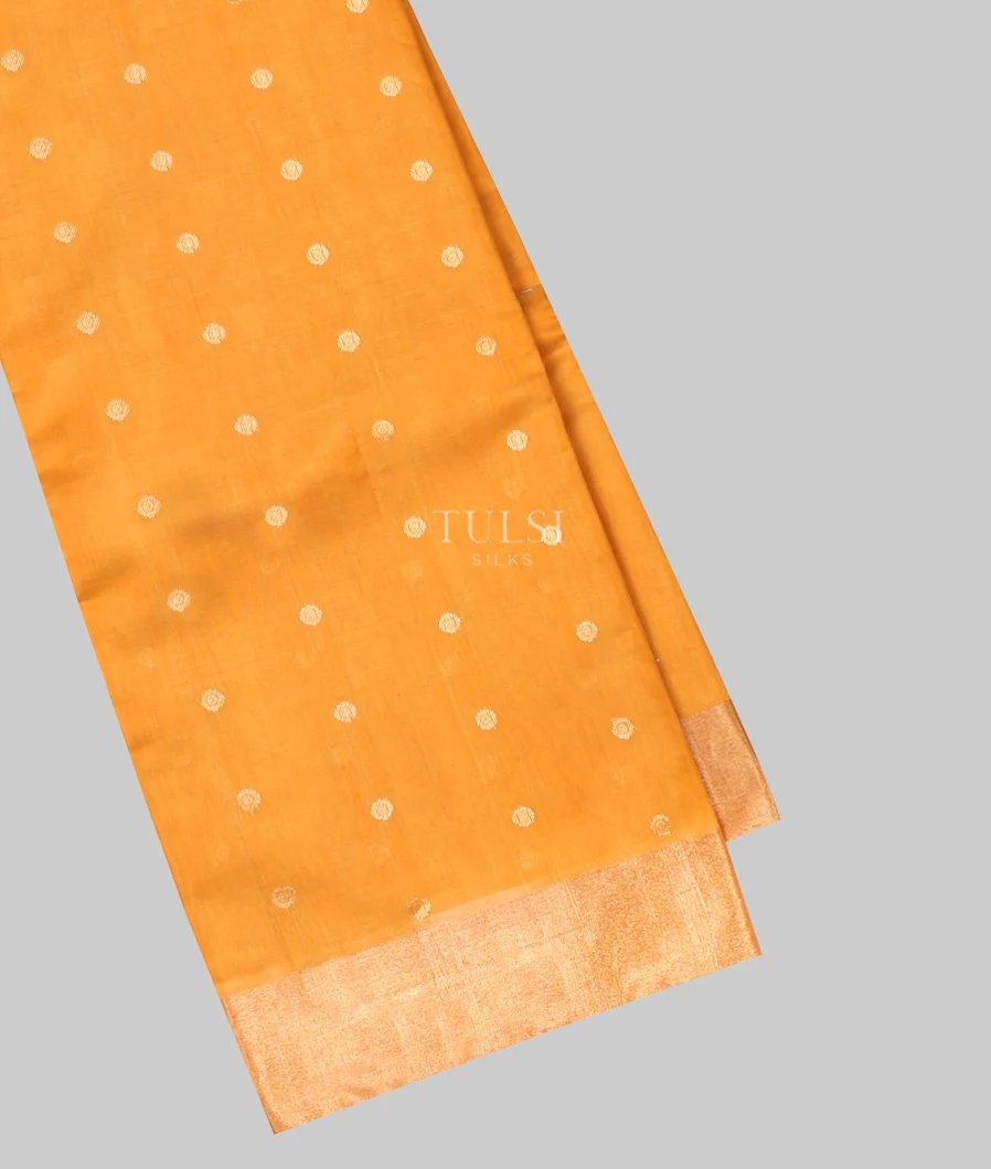 Yellow Silk Cotton Saree T661036-image