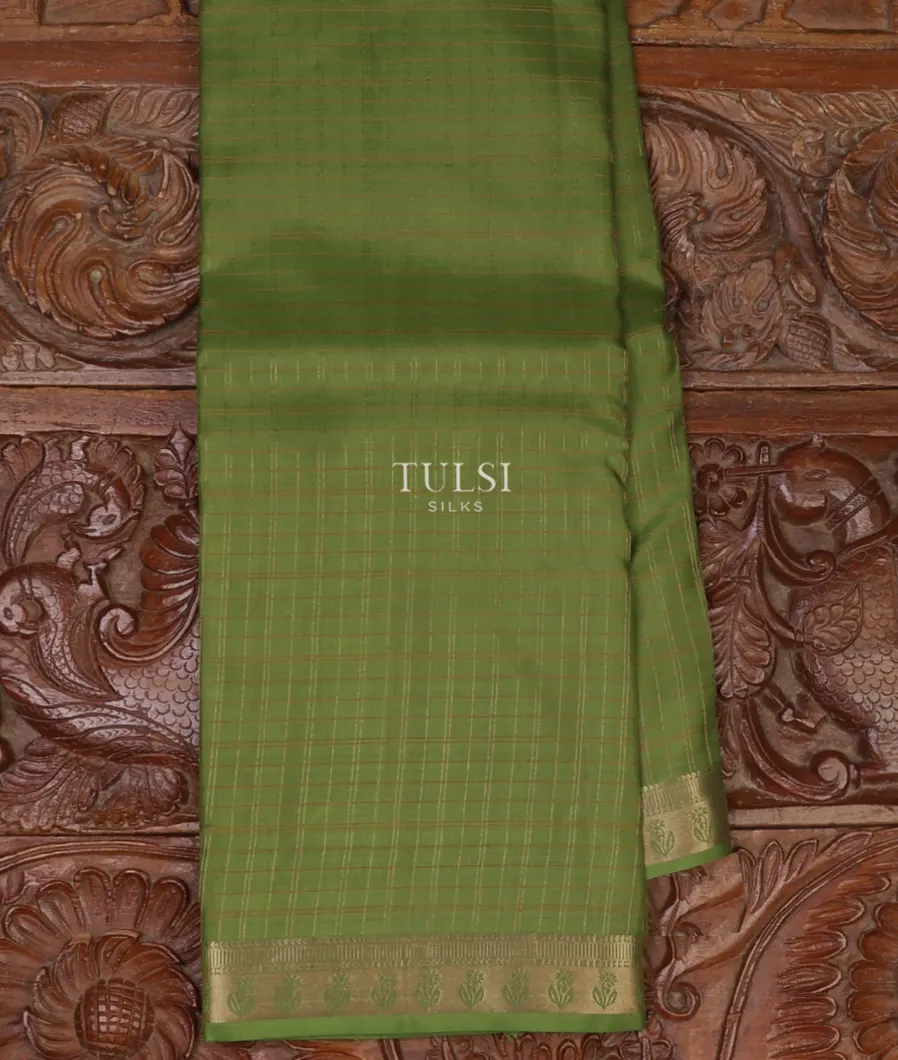 Green Soft Silk Saree T631432-image