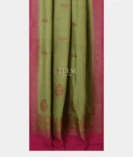 green-tussar-georgette-saree-t664237-t664237-b