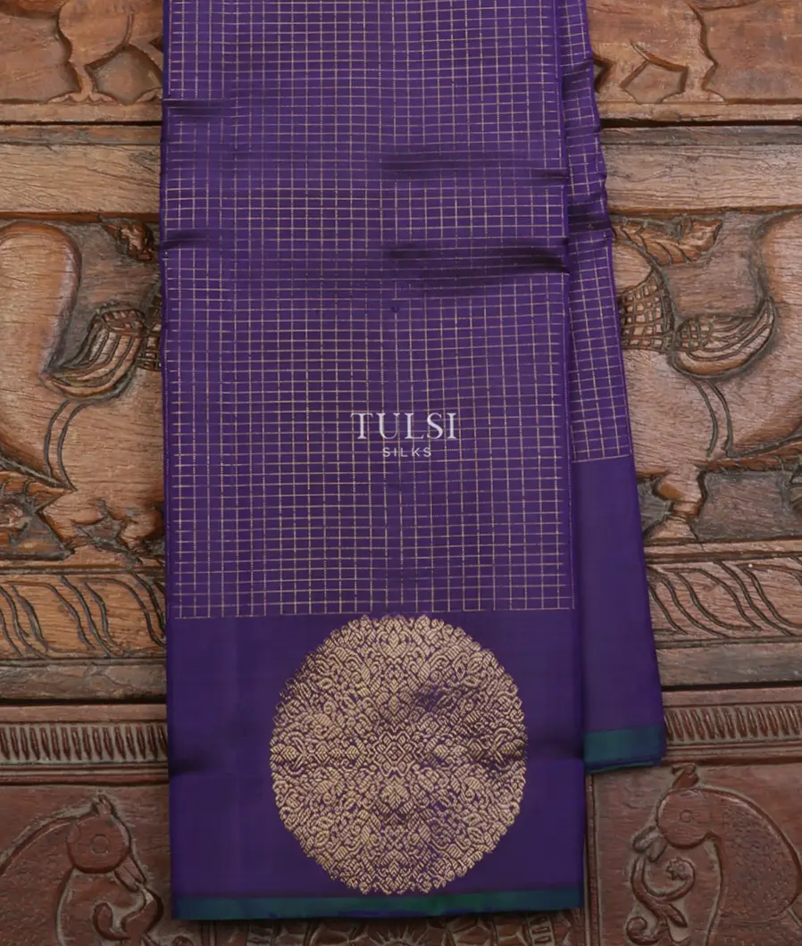 Blue Kanjivaram Silk Saree T665907-image