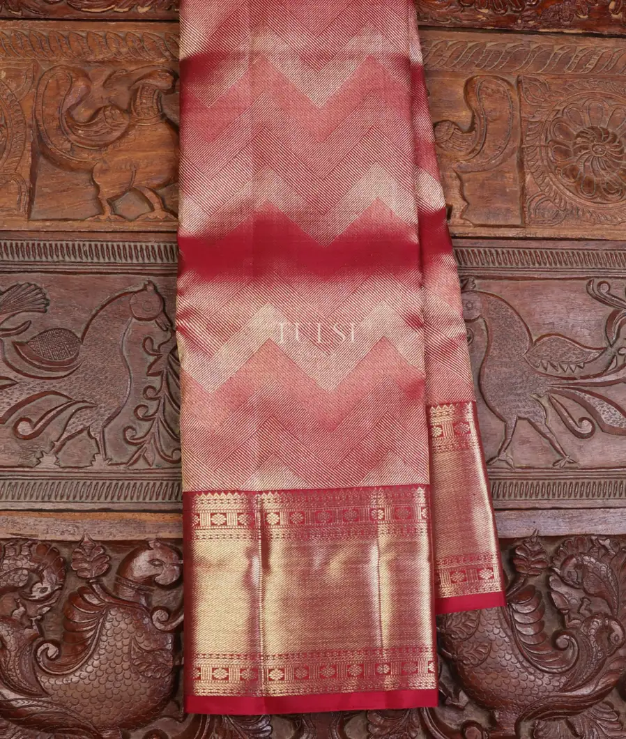 Red Kanjivaram Silk Saree T667091-image