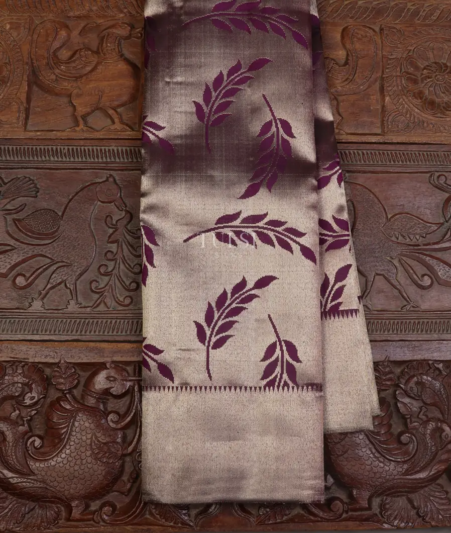 Purple Kanjivaram Silk Saree T667099-image