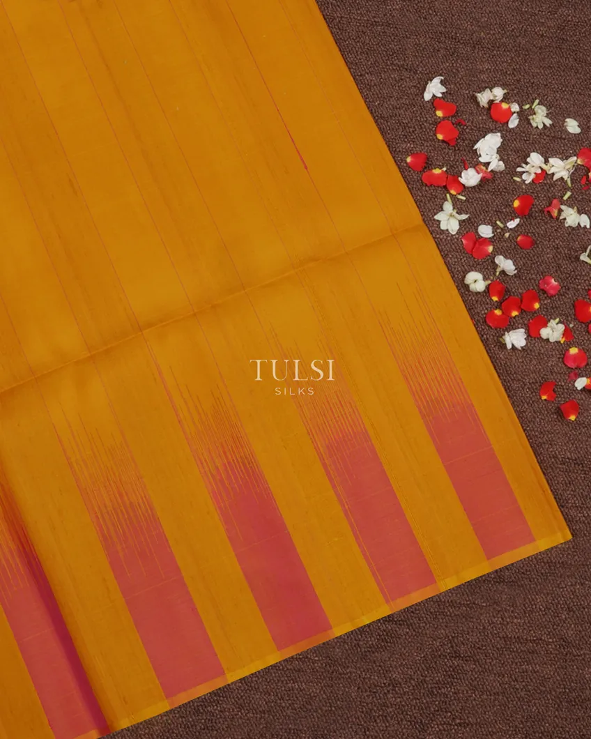 Yellow Soft Silk Saree T666530-image