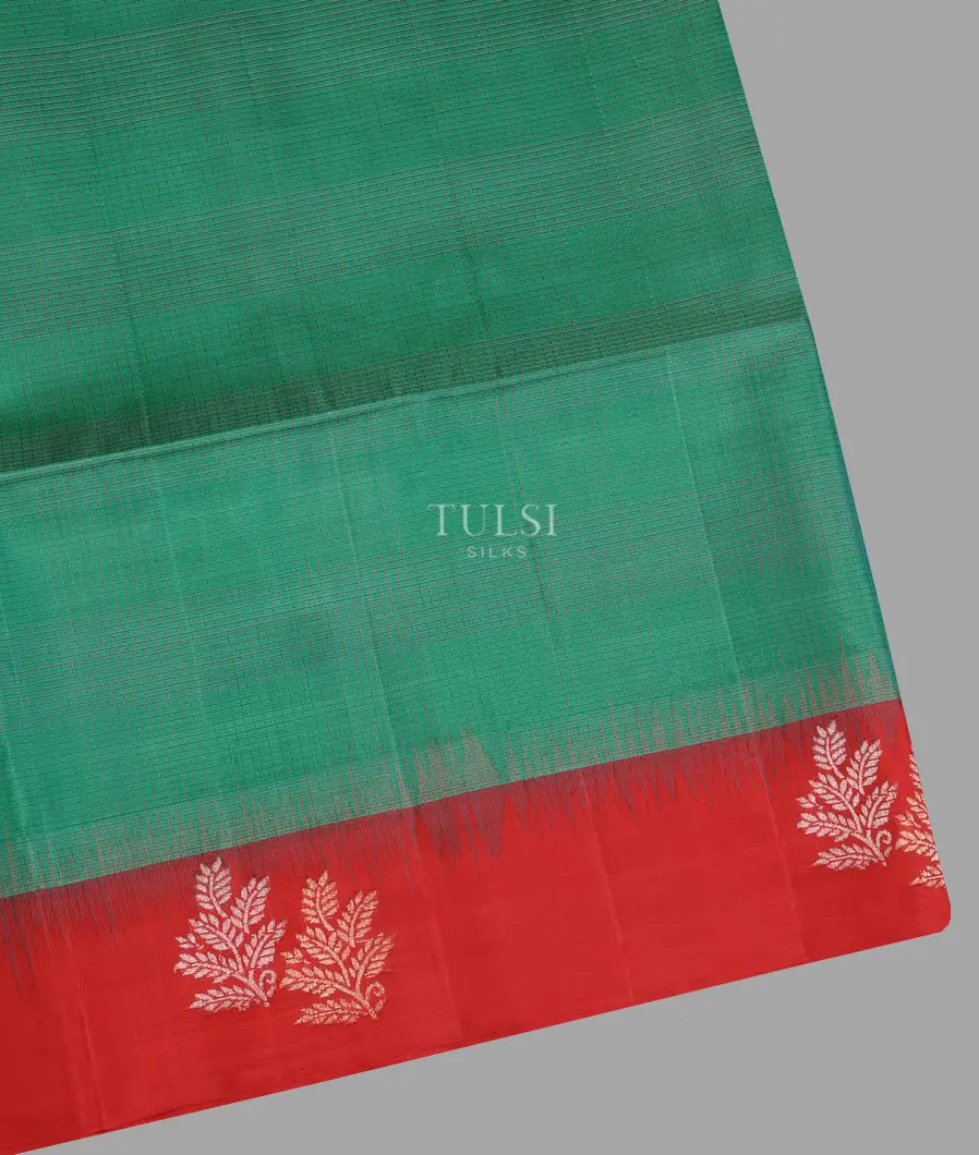 Bluish Green Soft Silk Saree T647755-image