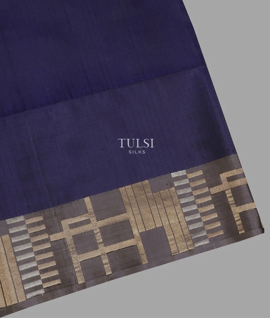 Blue Soft Silk Saree T662698-image