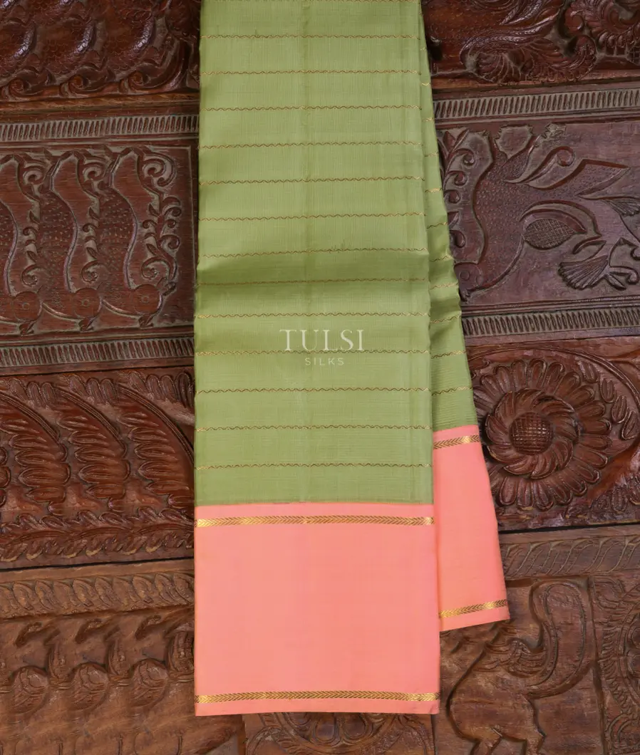 Green Kanjivaram Silk Saree T666783-image