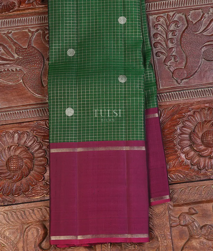 Green Kanjivaram Silk Saree T667483-image