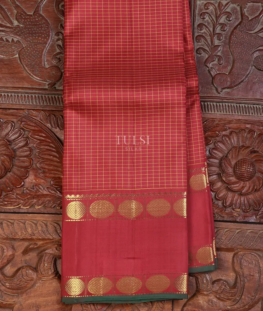Red Kanjivaram Silk Saree T648899-image