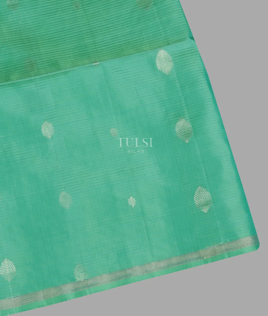 Light Greenish Blue Soft Silk Saree T628187-image