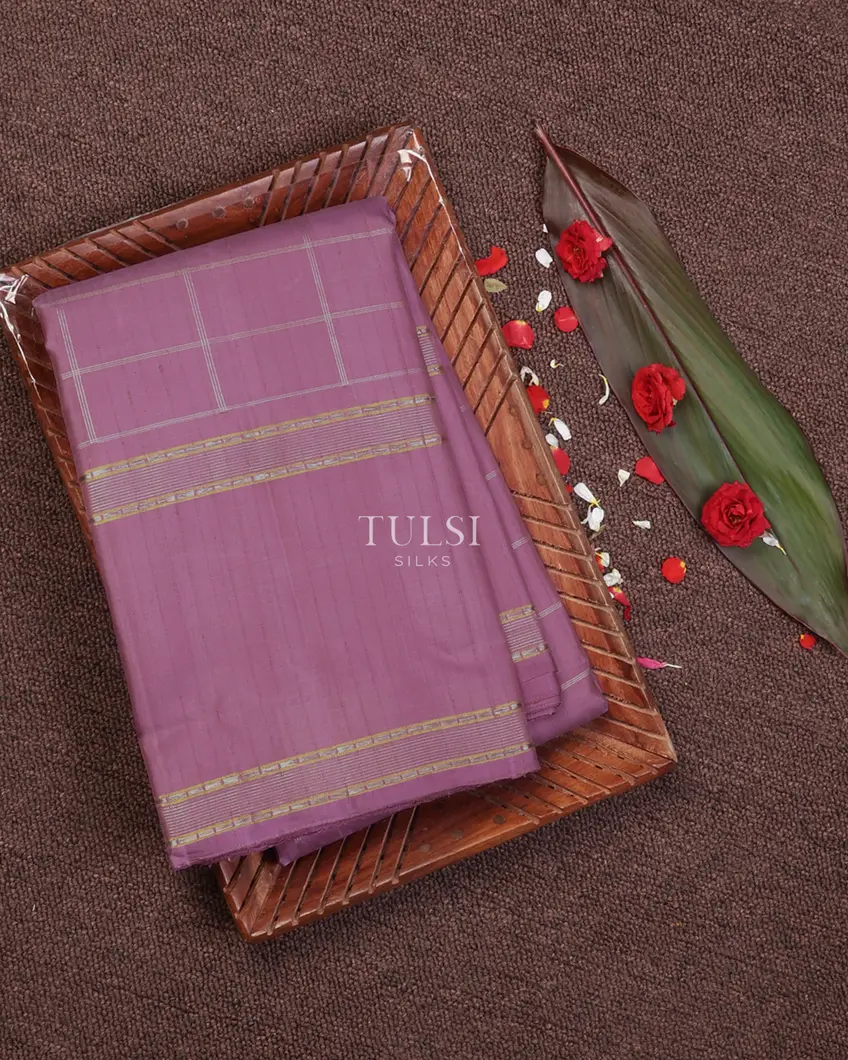 Lavender Kanjivaram Silk Saree T665323-image