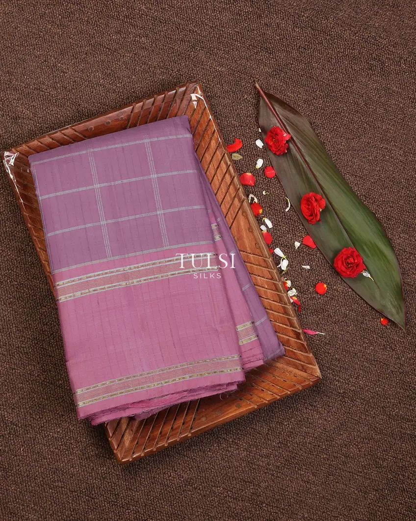 Lavender Kanjivaram Silk Saree T665321-image