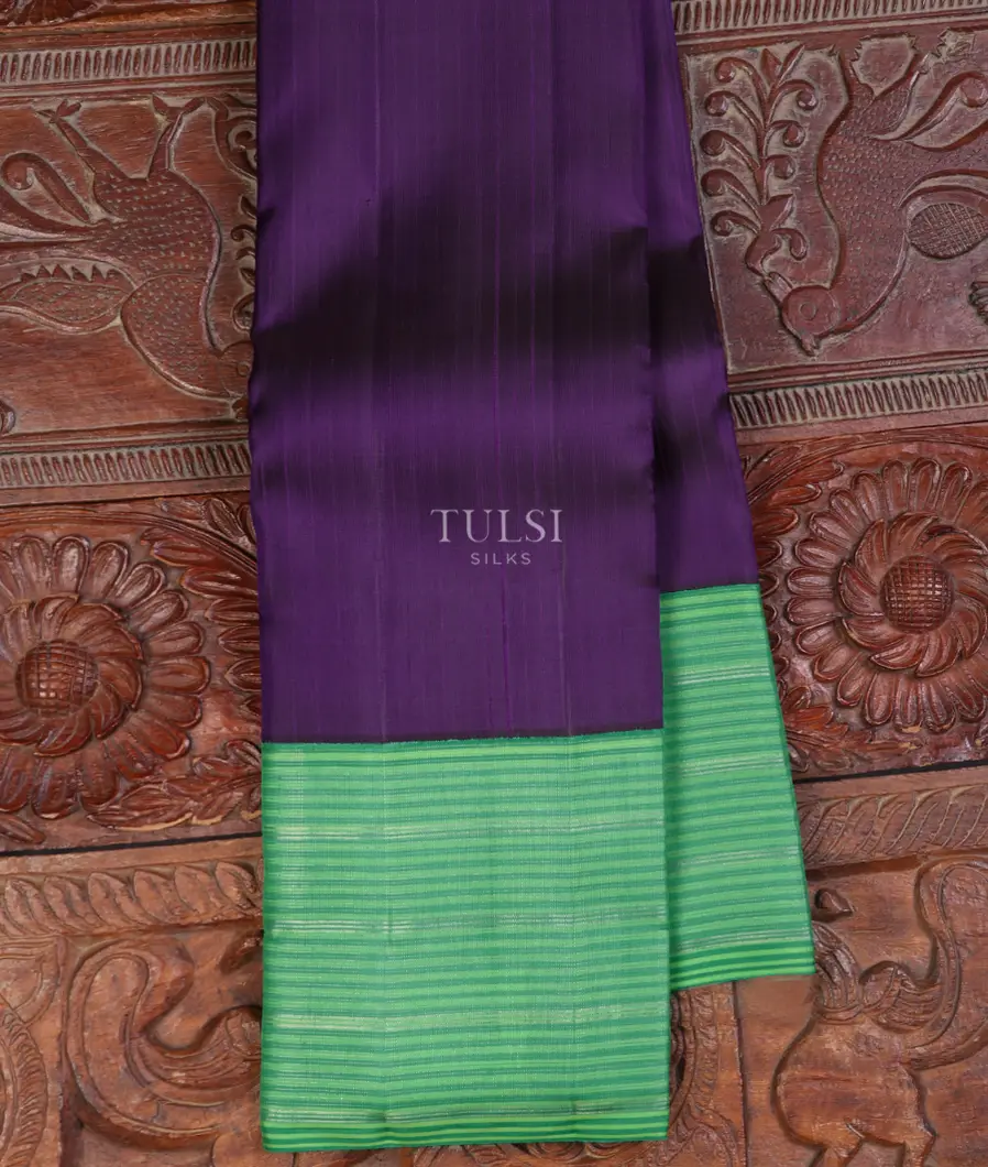 Purple Kanjivaram Silk Saree T667529-image