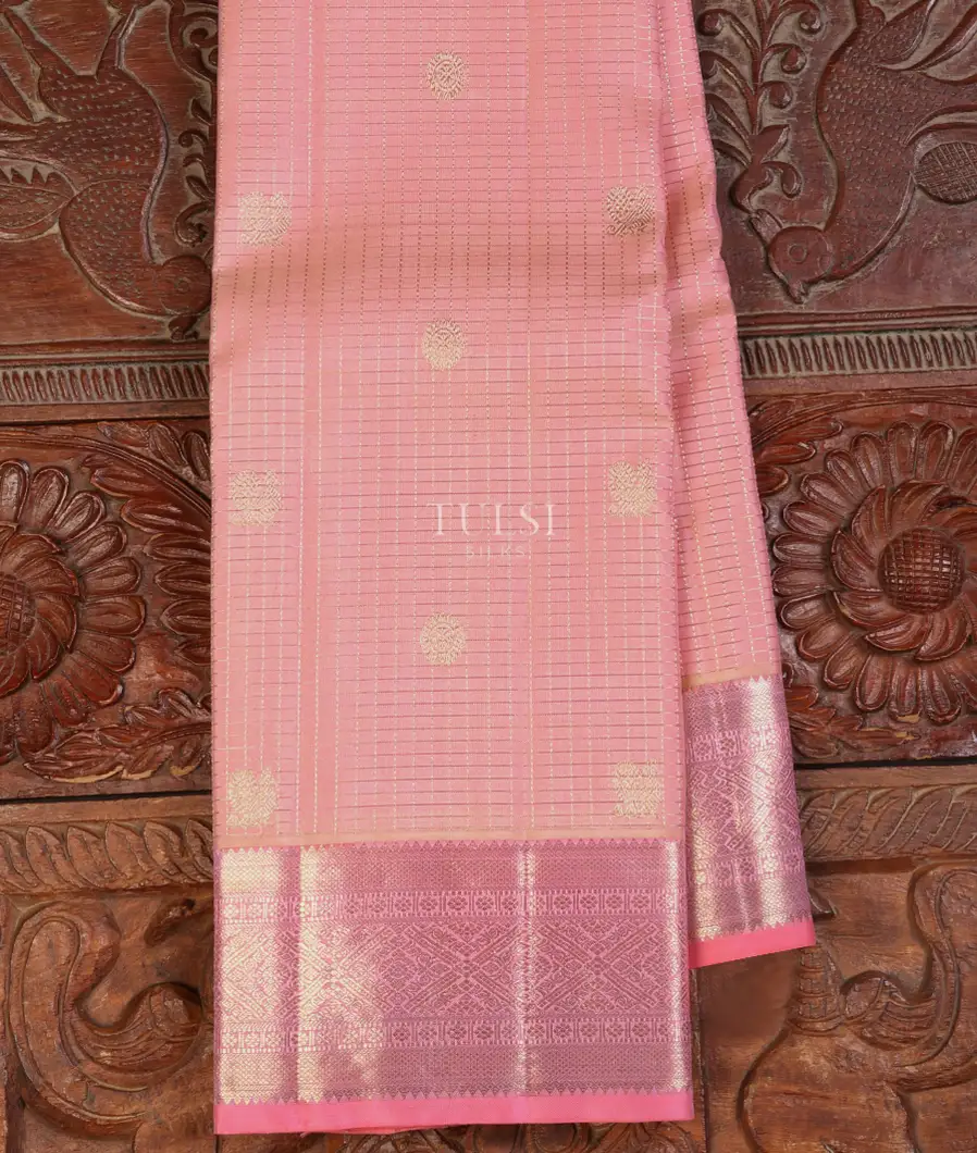 Pink Kanjivaram Silk Saree T667559-image