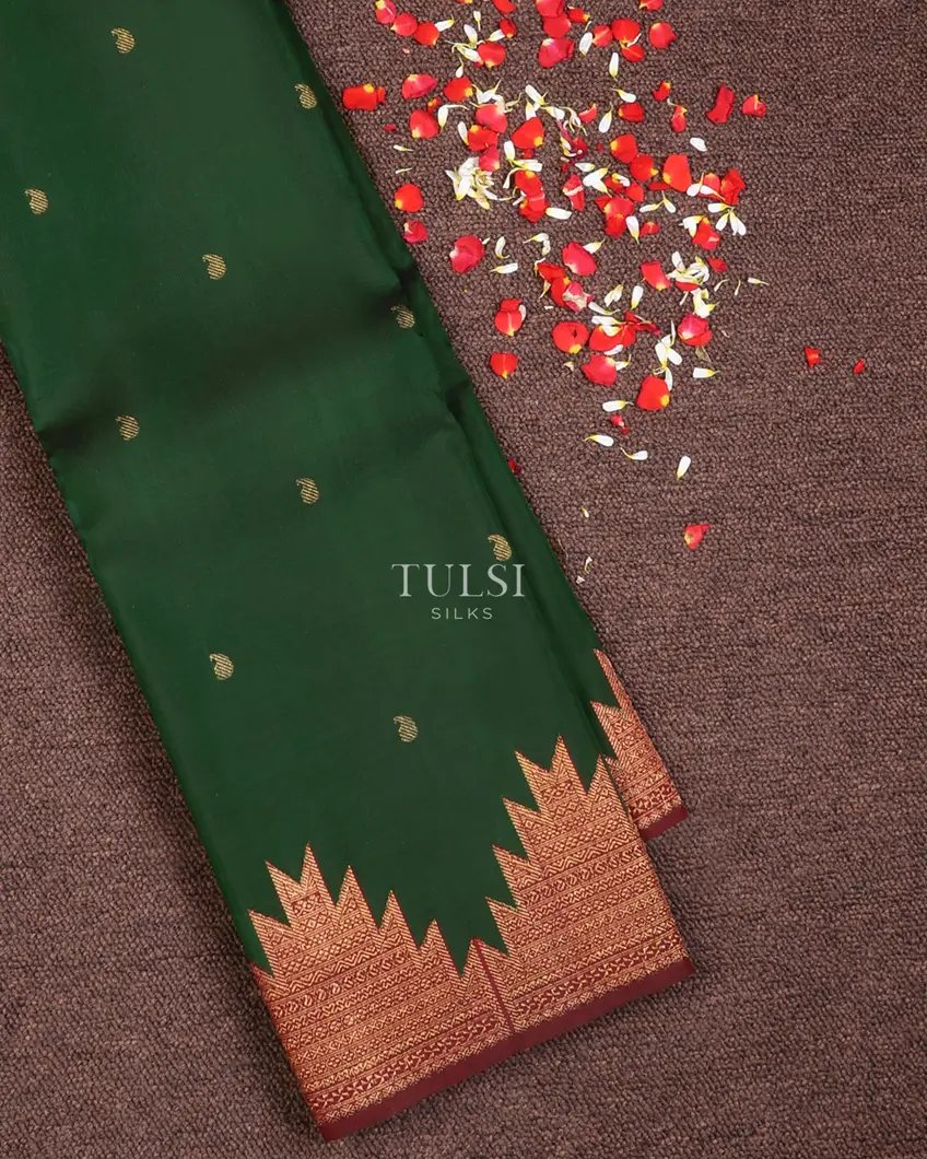 Green Kanjivaram Silk Saree T667704-image