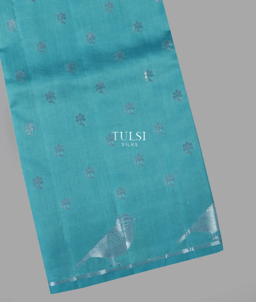 Blue Chaniya Silk Saree T656558-image