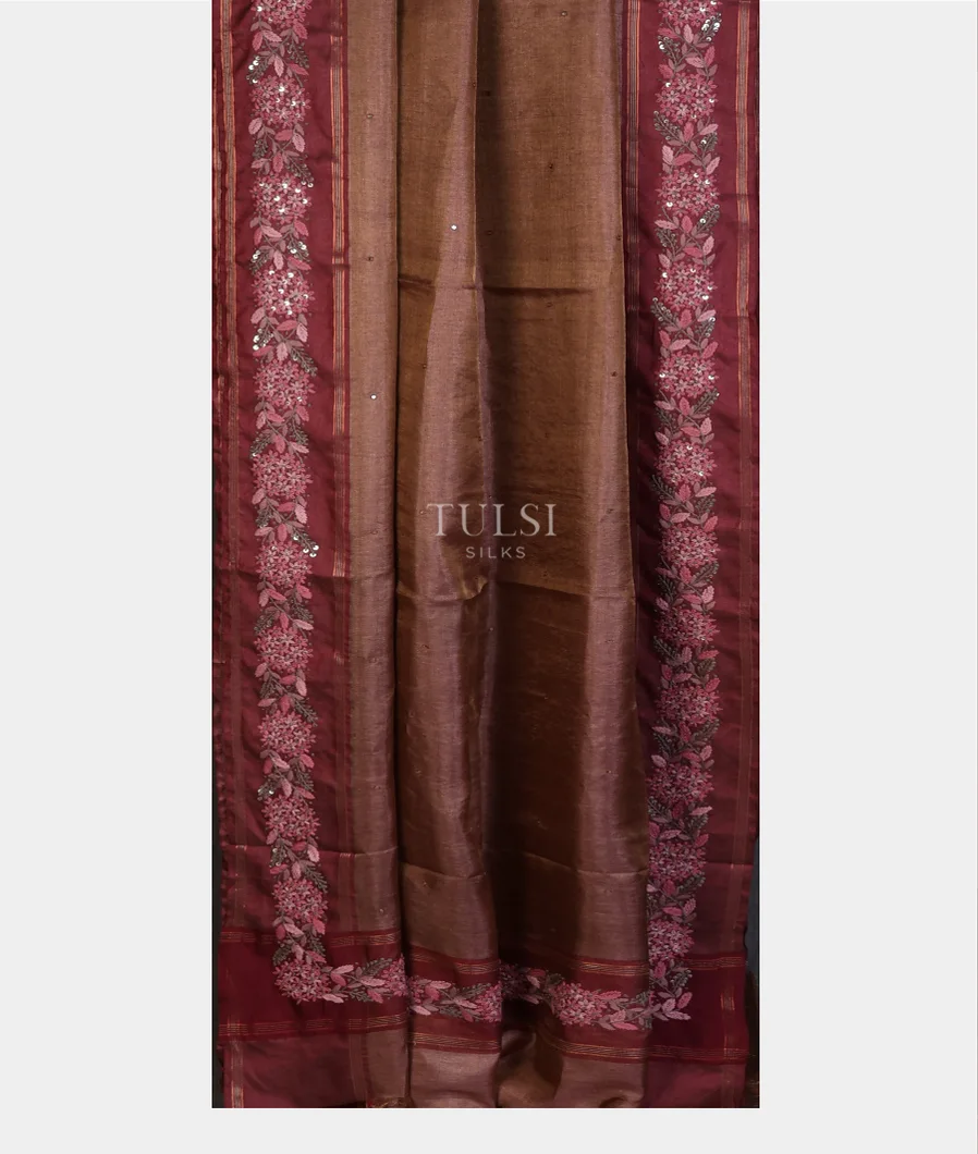 brown-tussar-embroidery-saree-t668061-t668061-b