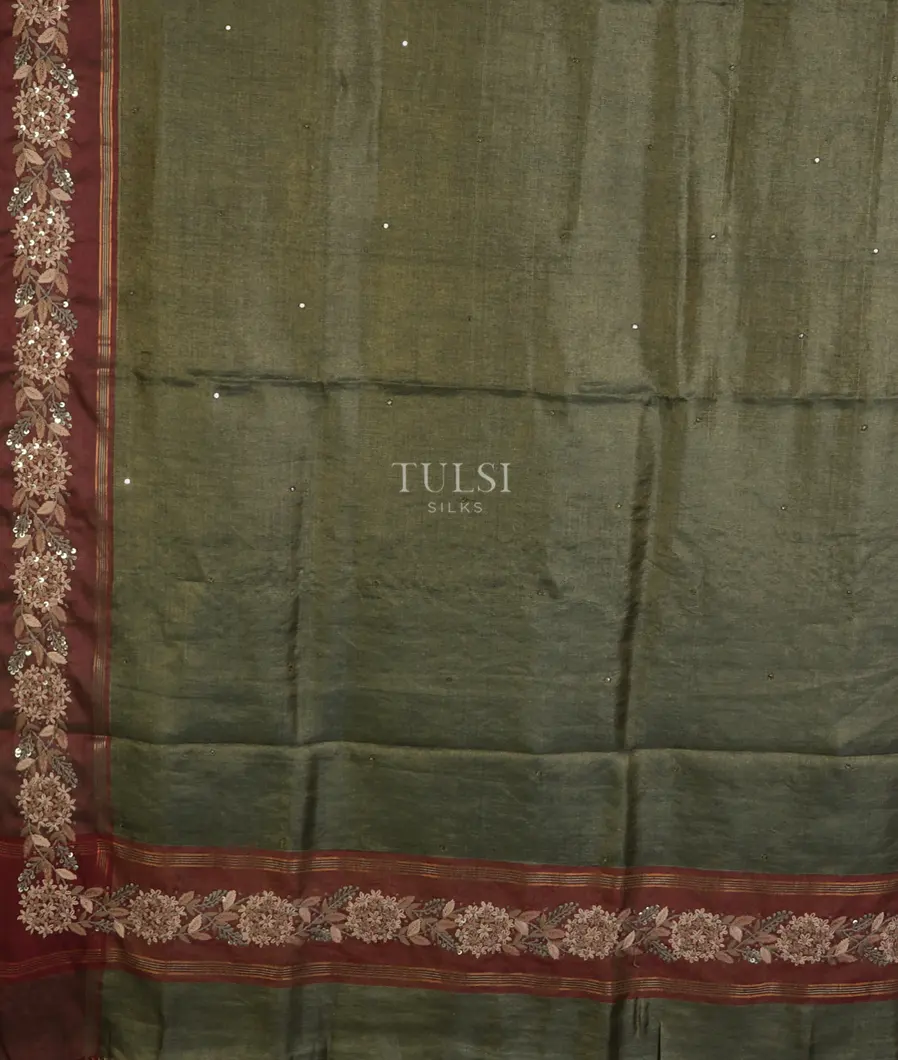 greyish-green-tussar-embroidery-saree-t668060-t668060-d
