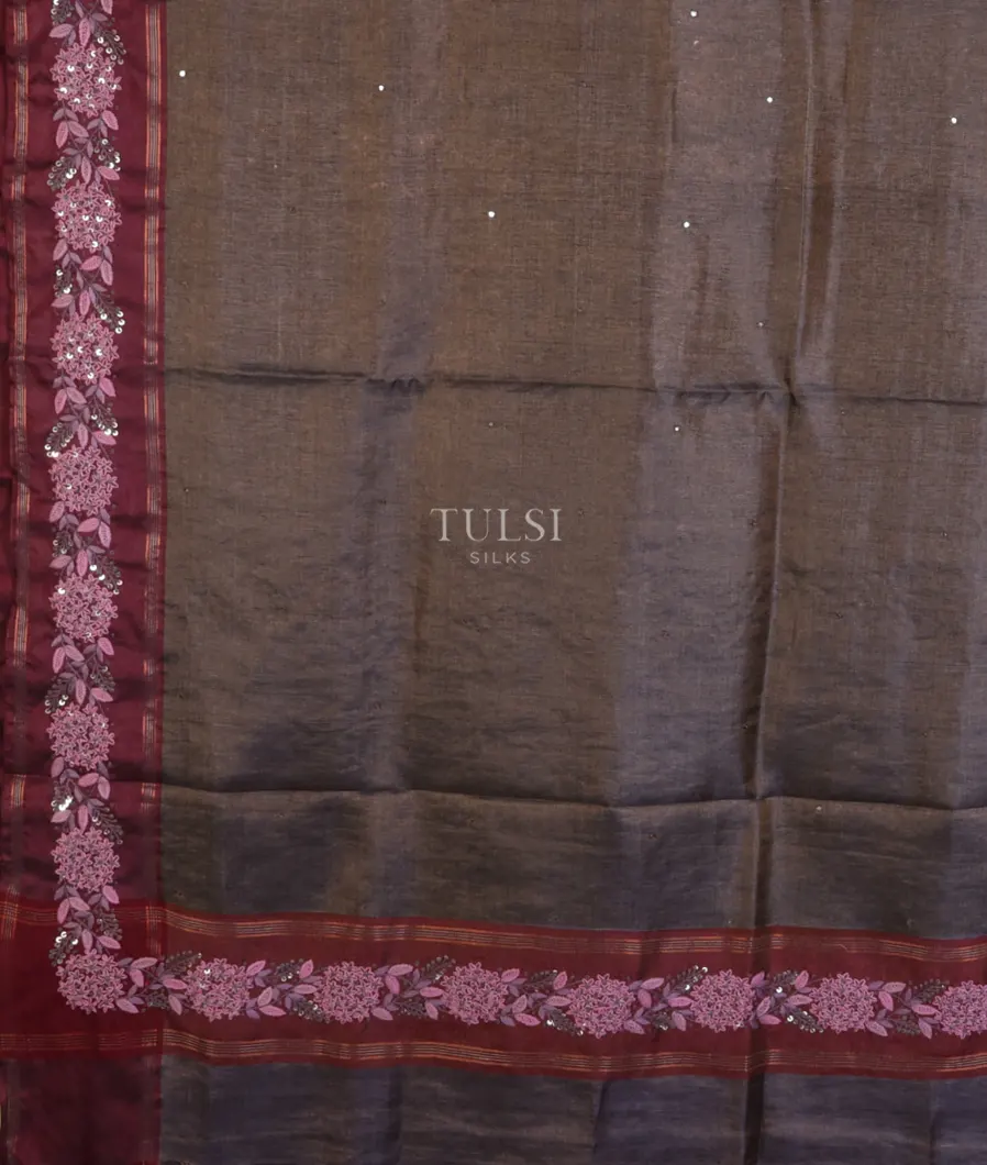 purplish-grey-tussar-embroidery-saree-t668059-t668059-d