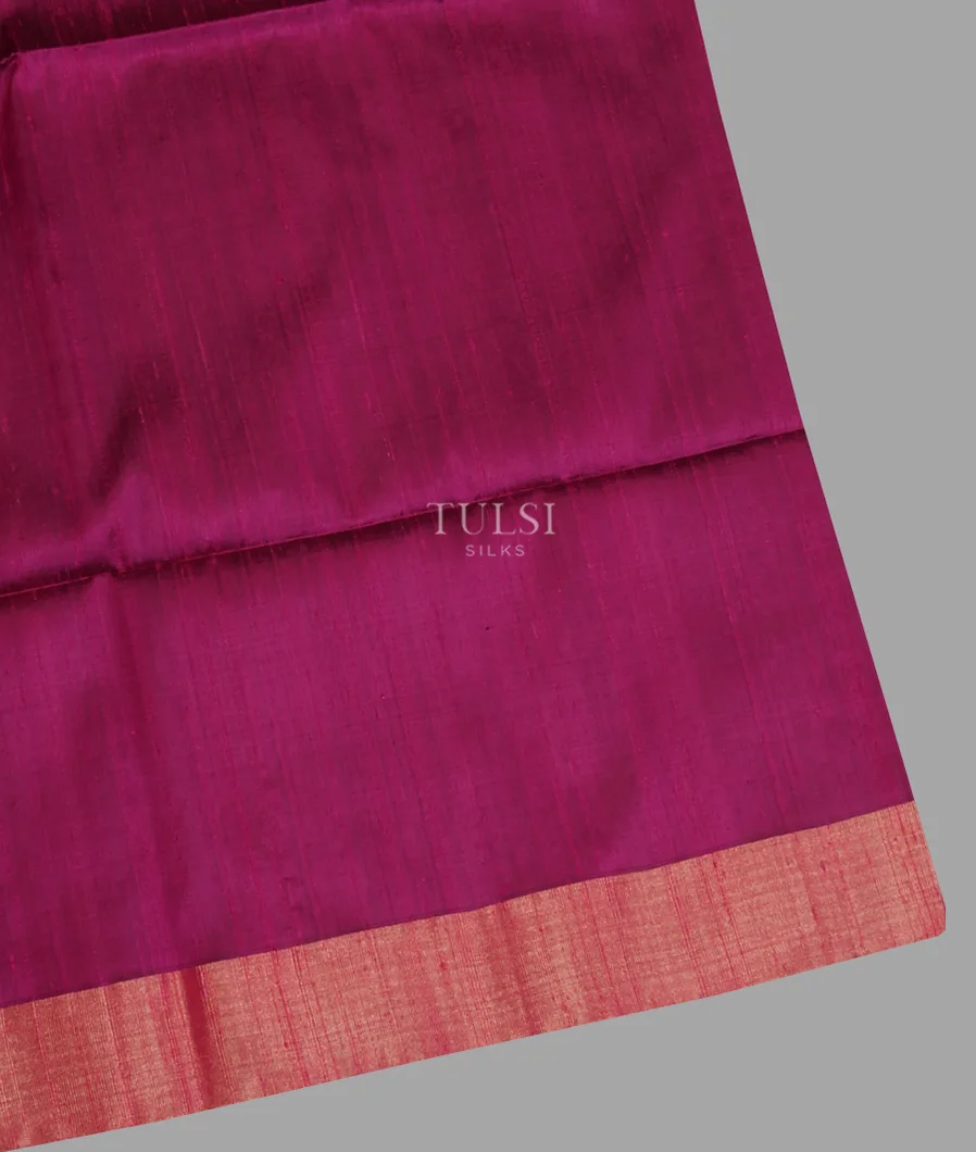 Purple Woven Raw Silk Saree T666673-image
