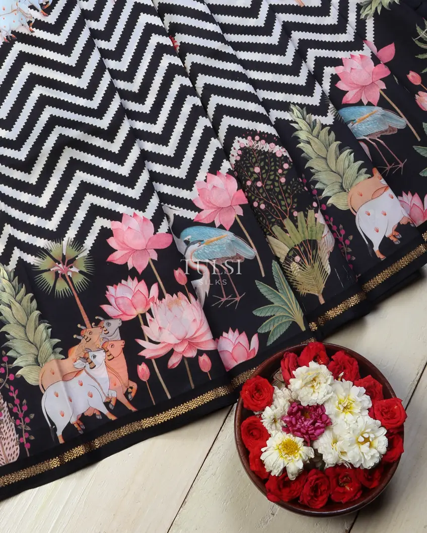 black-printed-soft-silk-saree-t668459-t668459-b