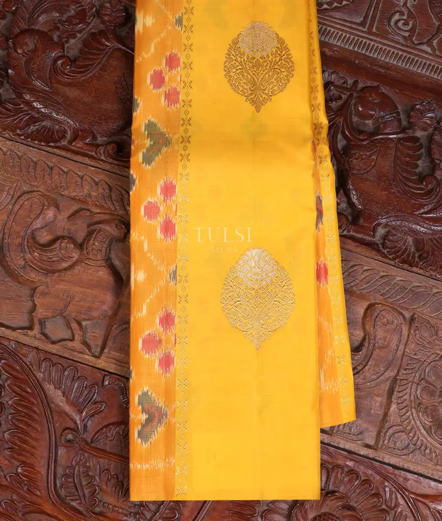 Yellow Kanjivaram Silk Saree T669749-image