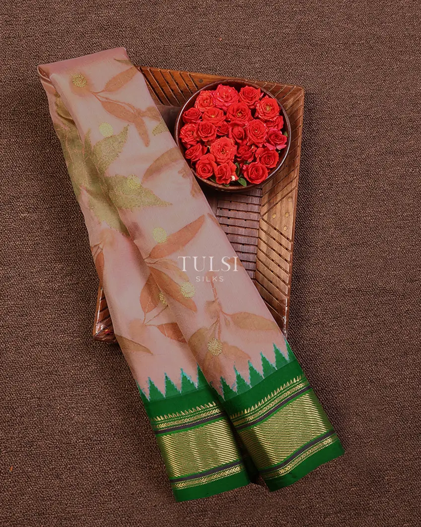 Pink Gadwal Silk Saree T669520-image