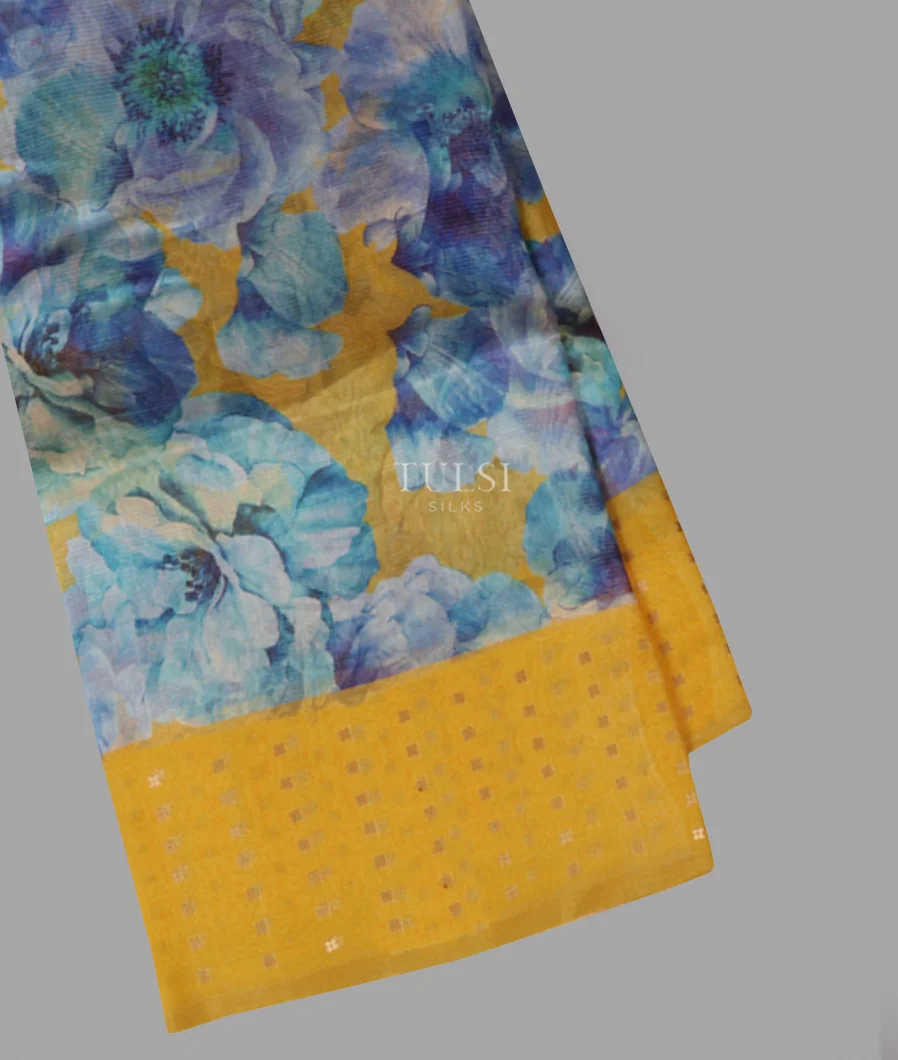 Multicolour Tissue Organza Printed Saree T655306-image