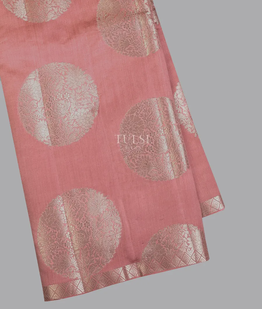 Pink Chaniya Silk Saree T658206-image