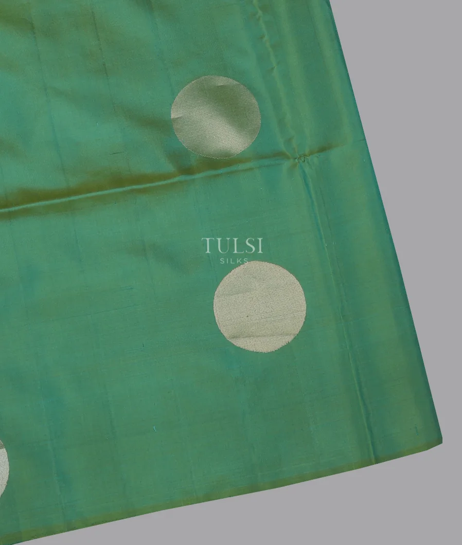 Greenish Blue Soft Silk Saree T644206-image