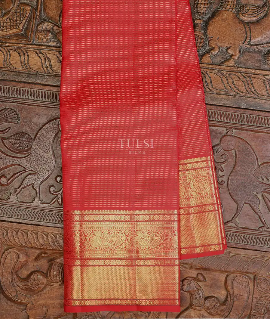 Red Kanjivaram Silk Saree T667523-image