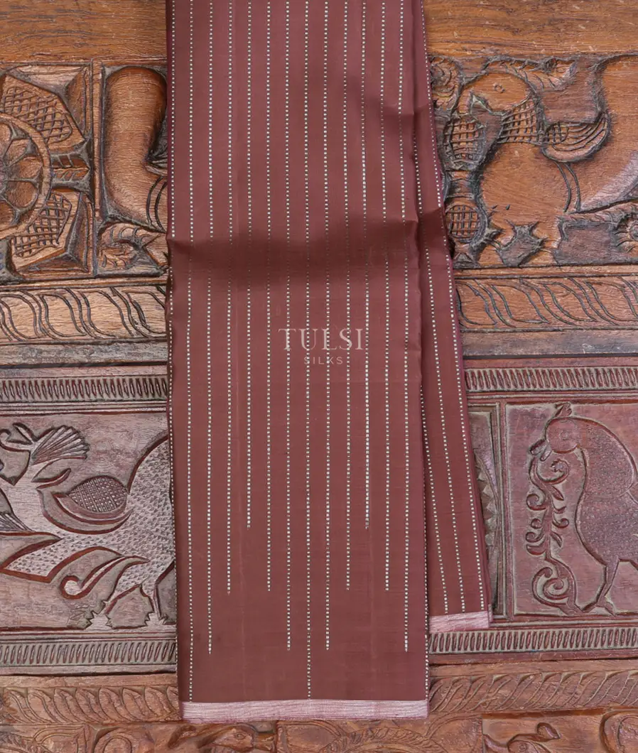 Brown Kanjivaram Silk Saree T669095-image