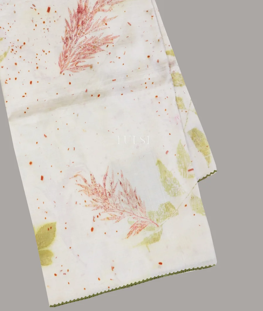 Off - White Pure Silk Saree T669305-image