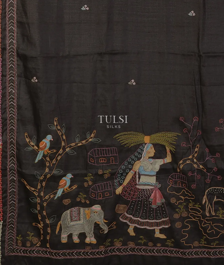 black-tussar-embroidery-saree-t640398-t640398-d