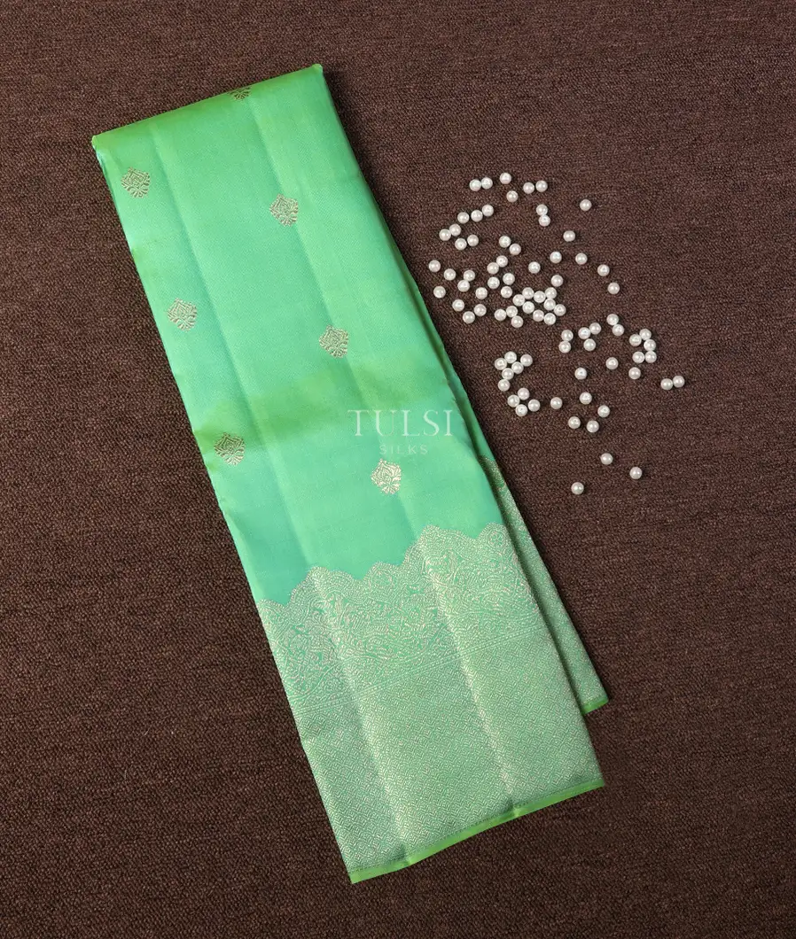 Green Kanjivaram Silk Saree T669246-image