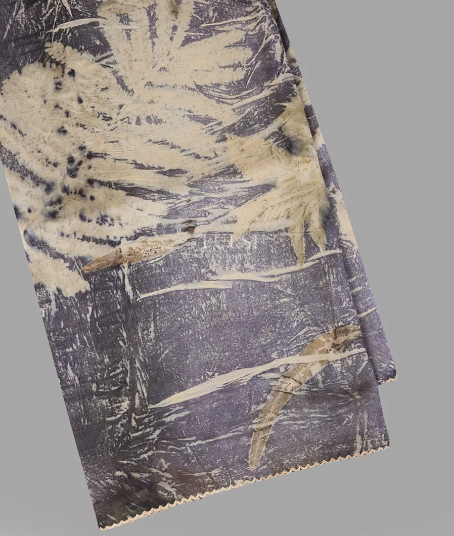 Purplish Grey Pure Silk Saree T662169-image