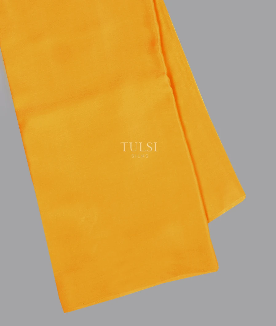 Yellow Satin Crepe Silk Saree T604168-1-image