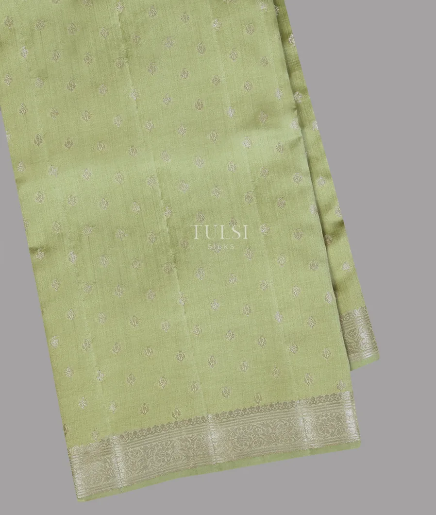 Green Chaniya Silk Saree T669203-image