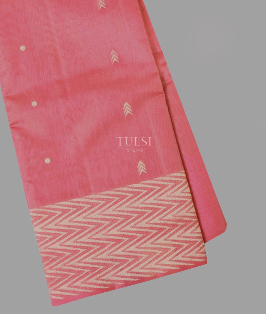 Pink Silk Cotton Saree T672211-image
