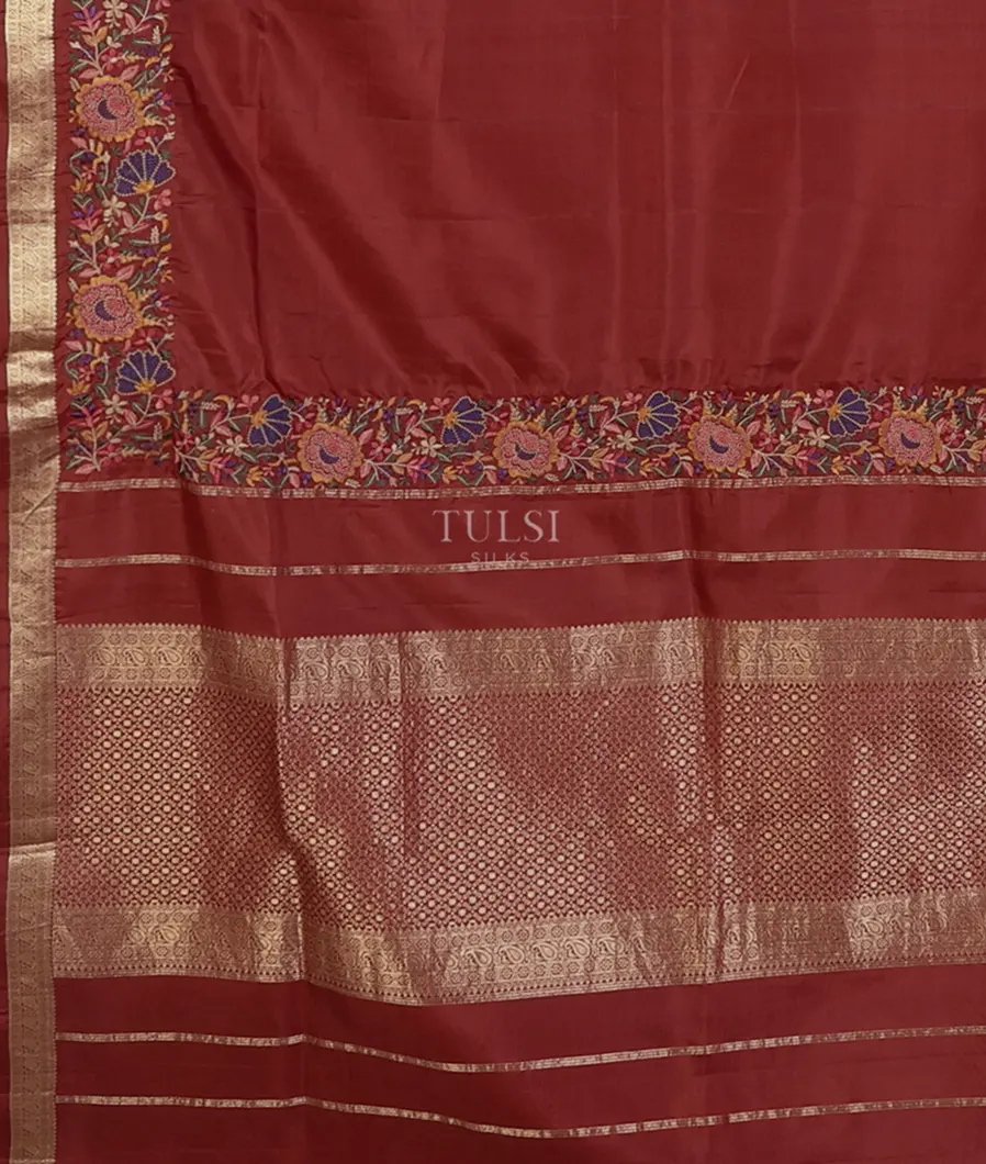 maroon-soft-silk-embroidery-saree-t663382-t663382-d