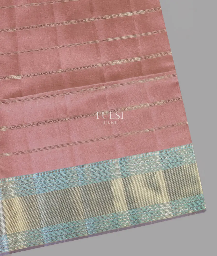 Dusty Rose Soft Silk Saree T667819-image