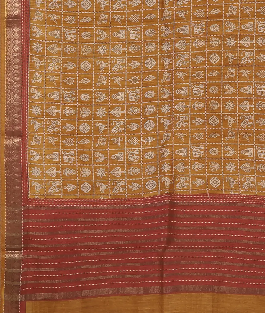 yellow-tussar-printed-saree-t672946-t672946-d